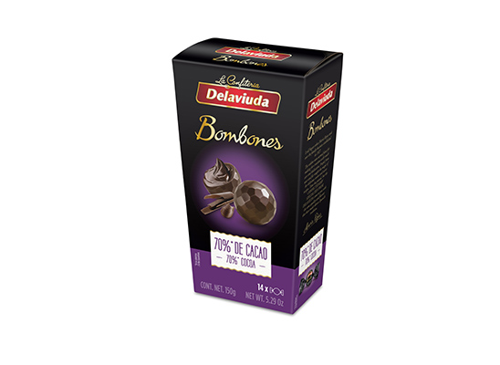 Delaviuda - Bombones 70% Cacao