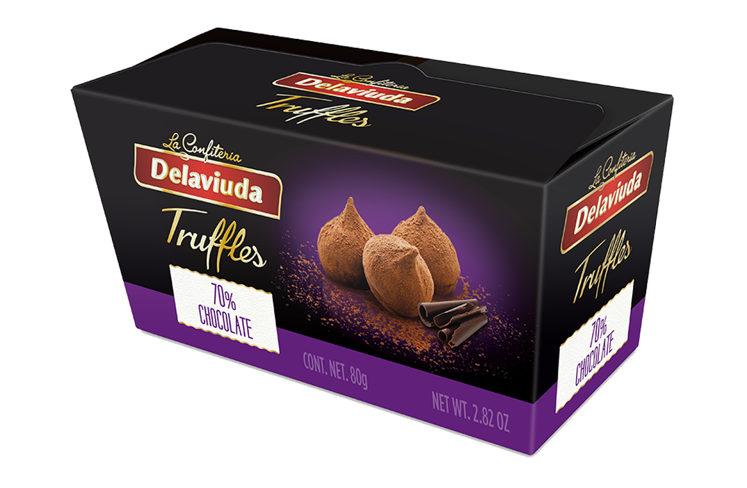 Delaviuda - Trufas 70% Chocolate