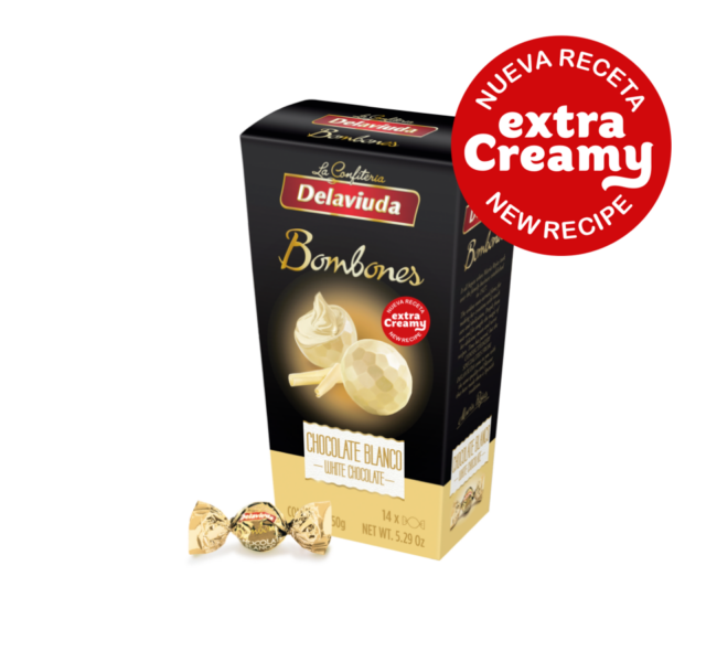 bombones choco blanco delaviuda extra cremosos