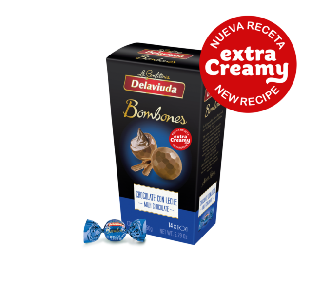 bombones chocolate con leche extra cremosos