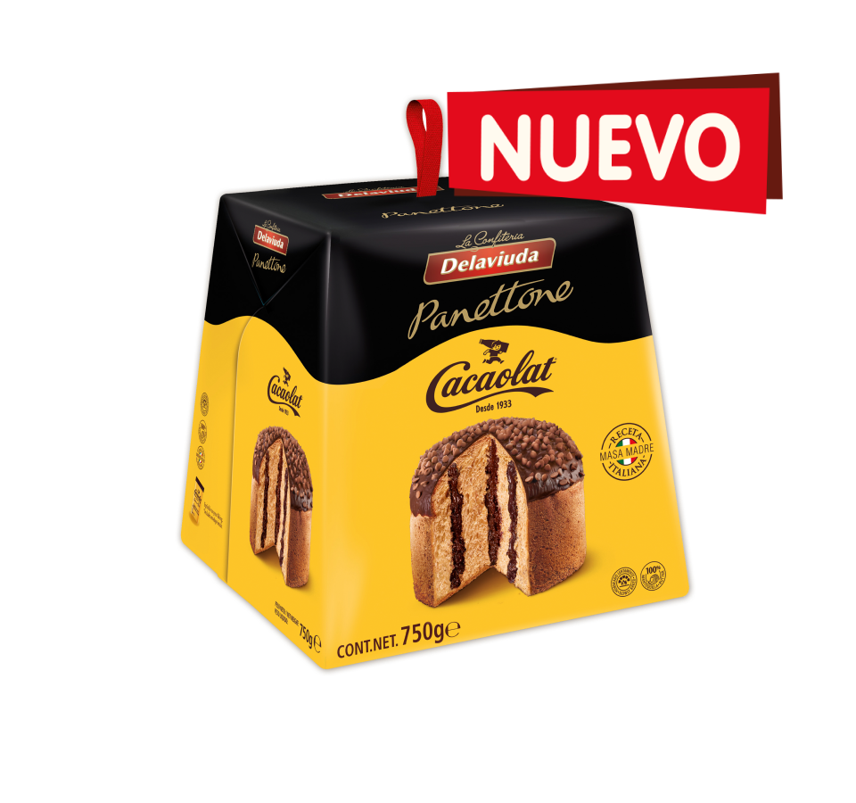 Panettone de Cacaolat » Confitería Delaviuda