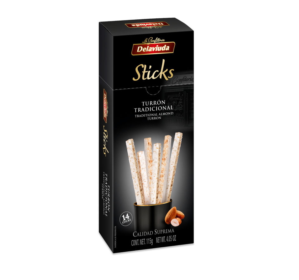 sticks turron tradicional