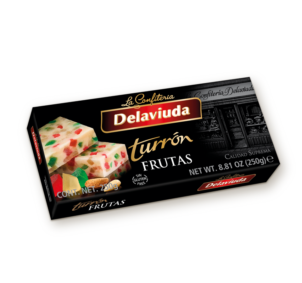 turron frutas