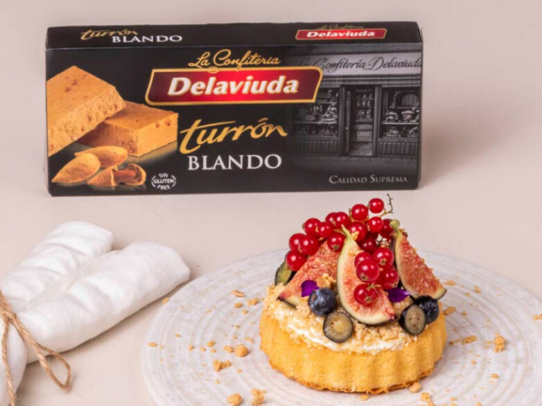 receta tartaleta suave de turrón delaviuda