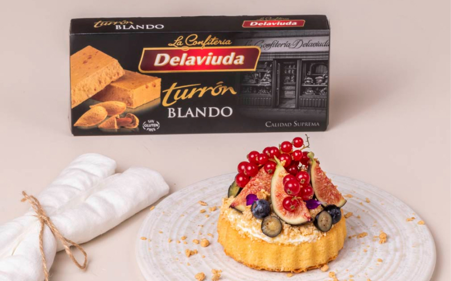 receta tartaleta suave de turrón delaviuda