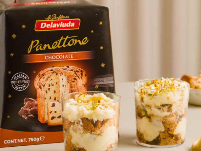 receta de tiramisú con panettone